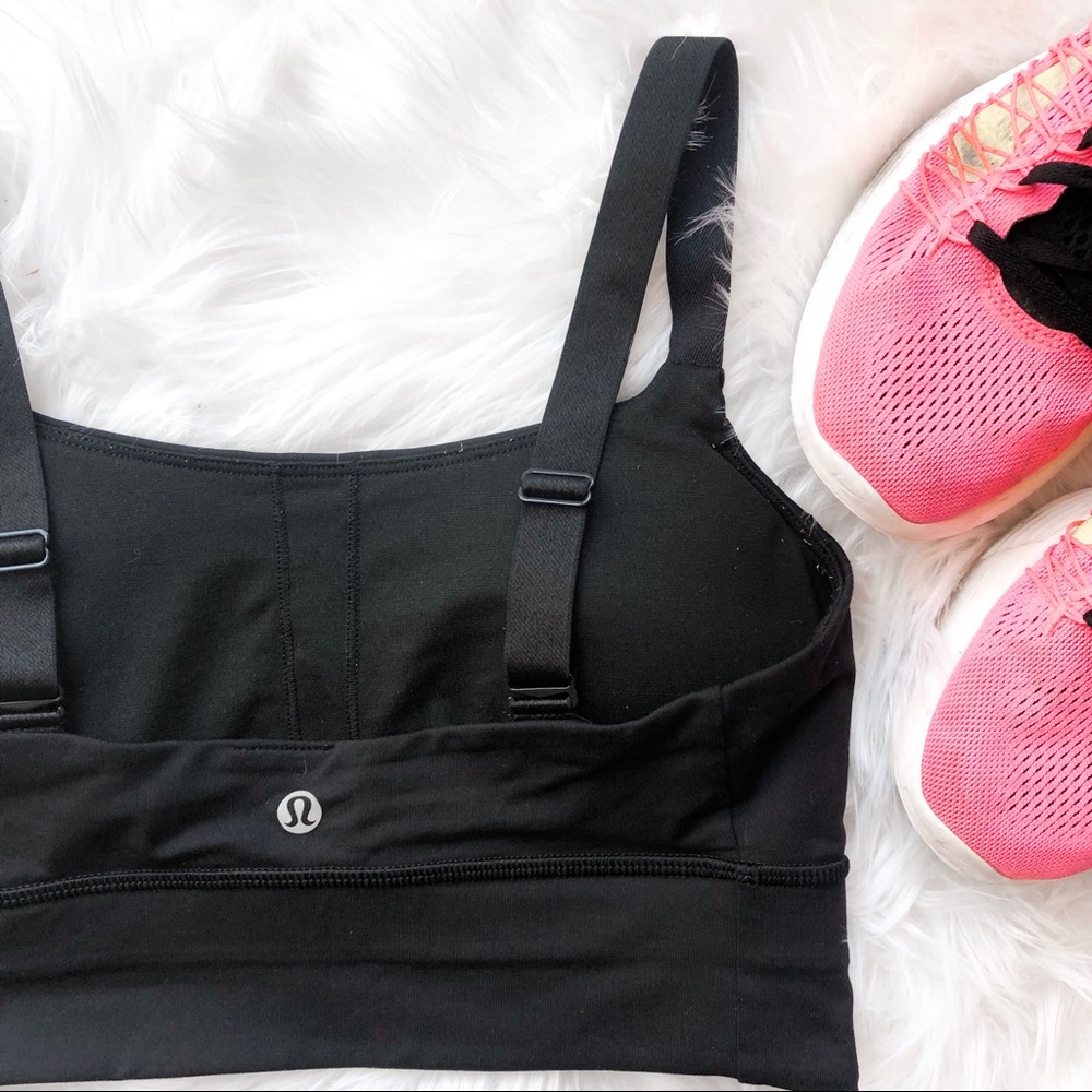 SOLD LULULEMON Black Bra Size 6 - Picture 3 of 7